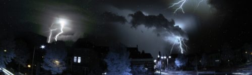 Lightning in Arnhem; an infrared love story.