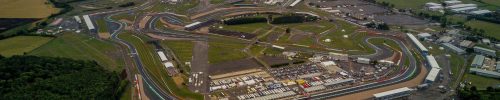 Silverstone circuit from the sky