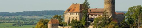 Overly perfect and romantic German medieval castle