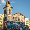 Olhao graffiti painted abandoned church urbex