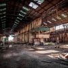 Abandoned mines, train depot control room, Rio Tinto, Huelva Spain