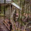 Old waterworks in Austrian forest