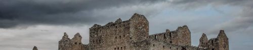 Ruthven barracks abandoned Scottish castle ruins