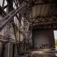 Flugplatz Sperenberg steel framework hangar