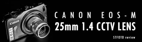 25mm f1.4 CCTV Lens, Cmount en macro ring lens review